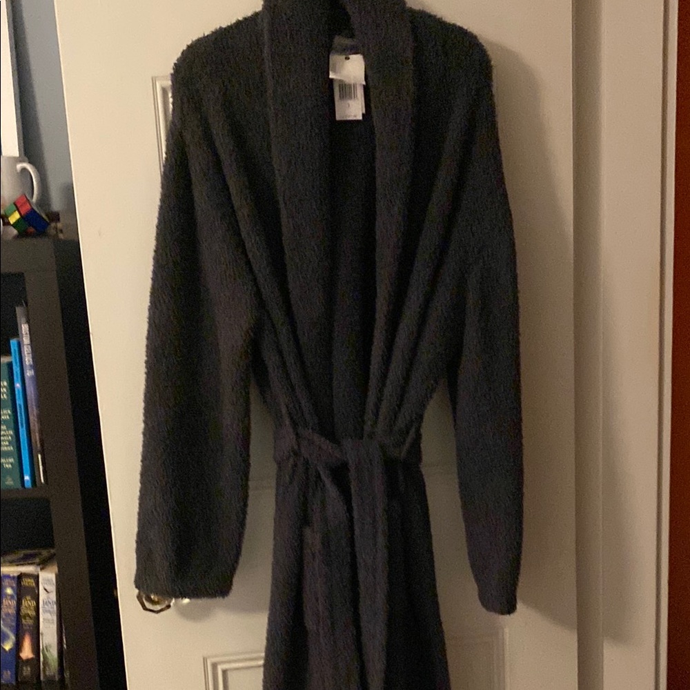 Barefoot Dreams Cozy Gray Robe - NEW WITH TAGS